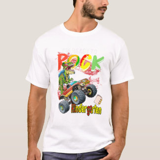 Truck Dinosaur Boys I m Tシャツ