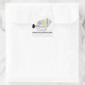 truck-driver.com室内スタンプ スクエアシール (バッグ)