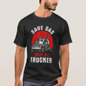 Truck Driver Constructions Workers Coolest Vehicle Tシャツ (正面)