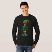 Truck Driver Elf Family Matching Group Christmas P Tシャツ (正面フル)