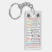 Truck Driver’s Survival Kit Funny & Thoughtful  キーホルダー (正面左)