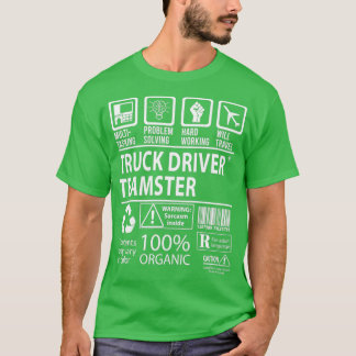 Truck Driver Teamster Multitasking Job Gift Item Tシャツ