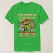 Truck Driver Trucker Daddy Husband 70 Feet 40 Tons Tシャツ (デザイン正面)