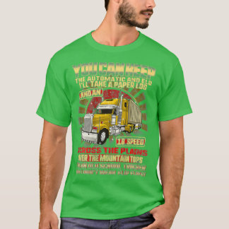 Truck Driver Trucker Daddy Husband 70 Feet 40 Tons Tシャツ