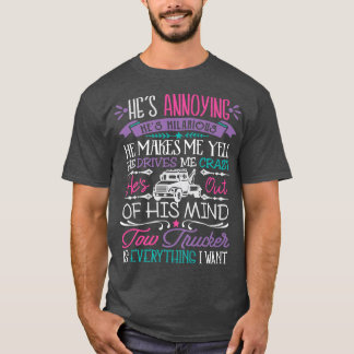 Truck Driver Wife Tee Tow Truck Driver Is Everythi Tシャツ
