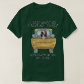 Truck Driving Dog Bearded Collie 2  Tシャツ (デザイン正面)