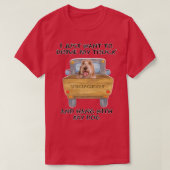 Truck Driving Dog Petits Bassets Griffons Vendeen  Tシャツ (デザイン正面)