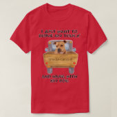 Truck Driving Dog Pitbull  Tシャツ (デザイン正面)
