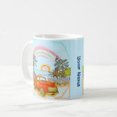 Truck Surfer  Lighthouse mug コーヒーマグカップ (正面左)