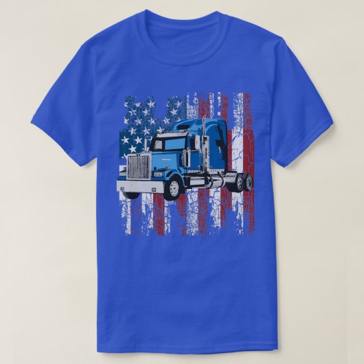 Truck Truck Trucker Truck Driver Truck Tシャツ (デザイン正面)