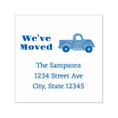 Truck We're Moving Announcement セルフインキングスタンプ (デザイン)