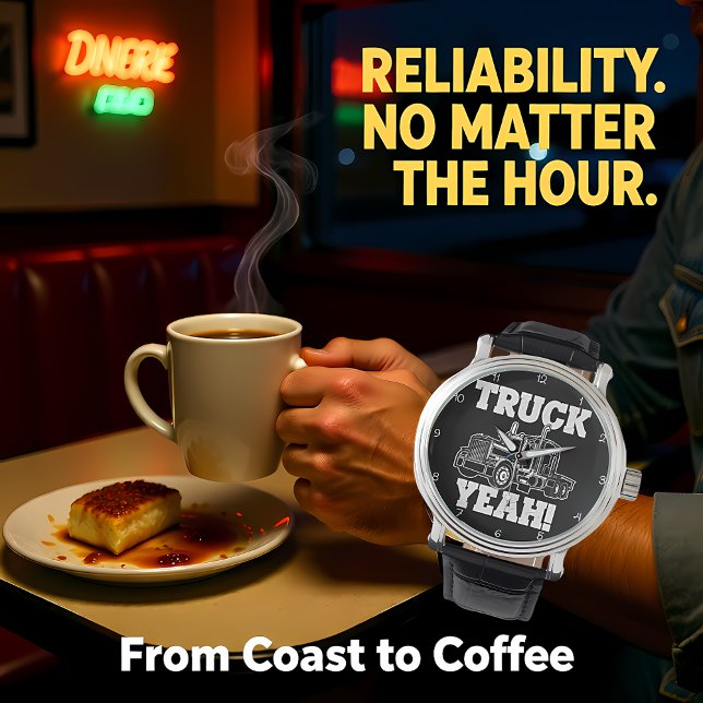 Truck Yeah! Black & White 腕時計 (クリエイターアップロード済み)