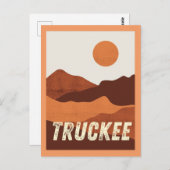 Truckee, California Mountains Landscapeはがき ポストカード (正面/裏面)