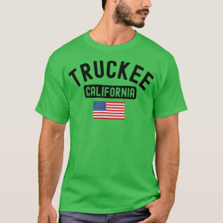 Truckee California USA国旗ヴィンテージCali Bear Taho Tシャツ
