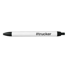 TRUCKERハッシュタグ 黒ボールペン