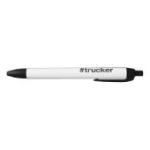 TRUCKERハッシュタグ 黒ボールペン (ボトム)