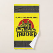 TRUCKER パーソナライズド ギフト&ゲスト バスタオルセット (ハンドタオル)