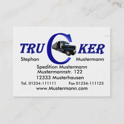 Trucker 名刺 (正面)