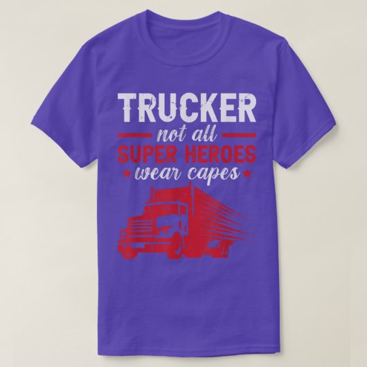 Trucker Accessories For Truck Driver & Motor Lover Tシャツ (デザイン正面)