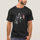 trucker American Big Rigs Diesel Truck Driver Tシャツ (正面)