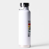 Trucker Dad Like a Regular Dad But Cooler Shirt_1 ウォーターボトル (右面)