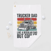 Trucker Dad Like a Regular Dad But Cooler Shirt_1 ゴルフタオル (インサイチュ)