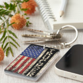 Trucker Flag キーホルダー (正面右)