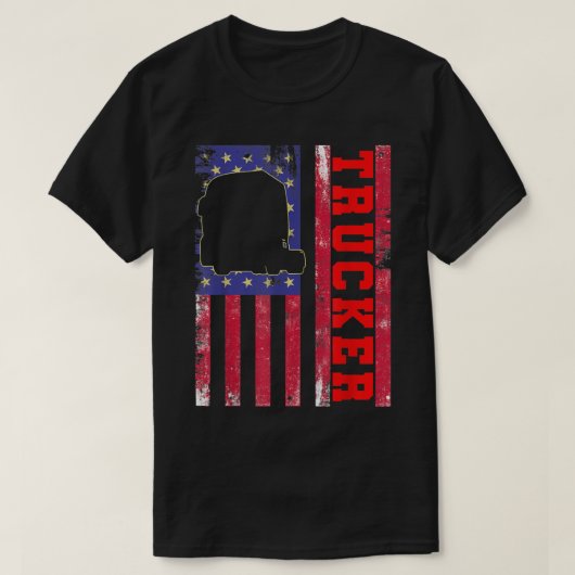 Trucker Funny Truck Driver2984 Tシャツ (デザイン正面)