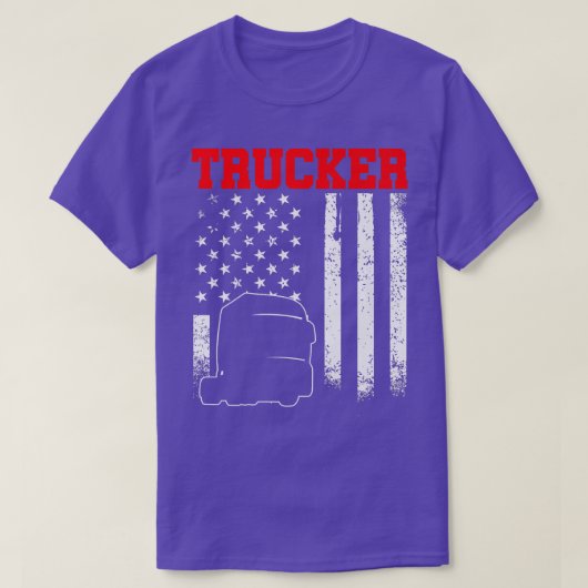 Trucker Funny Truck Driver 2953 Tシャツ (デザイン正面)