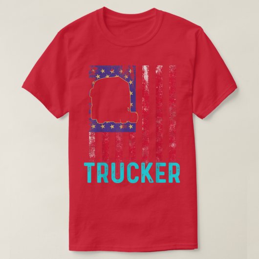 Trucker Funny Truck Driver 2987 Tシャツ (デザイン正面)