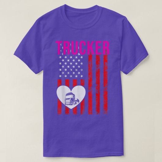 Trucker Funny Truck Driver 3019 Tシャツ (デザイン正面)