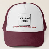 Trucker HatのMaroon Business Brand キャップ (正面)