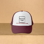 Trucker HatのMaroon Business Brand キャップ<br><div class="desc">カスタマイズ可能なトラック運転手の帽子にマルーンのビジネスブランド。ビジネス名を入力カスタマイズし、ビジネスのロゴをアップロードすること。プロモーション製品、顧客や顧客へのギフト品やギフト、ビジネスへのマーケティング戦略やブランドのプロモーションに含めることができる広告。ブランド名の認識度を構築するために使用できるカスタマイズ可能なトラック帽。会社名を入力してビジネスロゴをアップロードした後、外観を確認する。外観もしは喜ばしい、今すぐ注文を配置できる。ビジネスもし名とロゴのサイズ変更または再配置が必要な場合は、デザインツールで調整してください。また、フォントスタイル、フォント色を変更したり、デザインツールで背景色を適用したりすることもできます。</div>