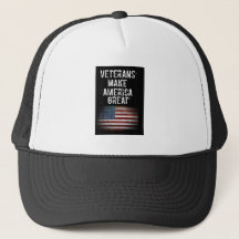 Trucker Hat:退役軍人がアメリカを素晴らし作る