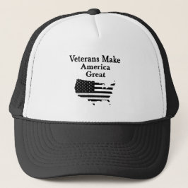 Trucker Hat:退役軍人がアメリカを素晴らし作る キャップ