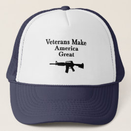 Trucker Hat:退役軍人がアメリカを素晴らし作る キャップ