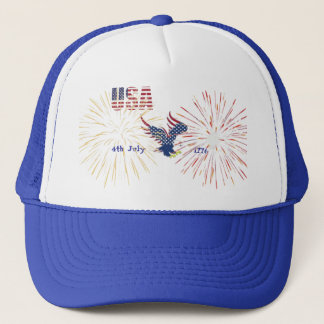 Trucker Hat America 4th July  キャップ