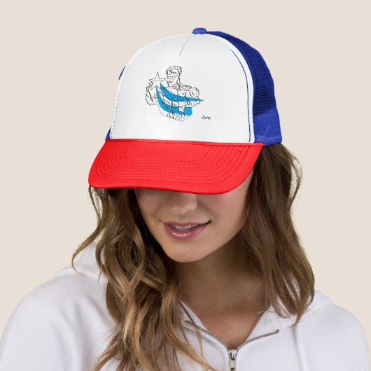 Trucker Hat : God Bless America キャップ (インサイチュ)