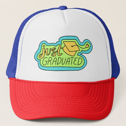 Trucker hat JUST_GRADED (他の色も試してみる) キャップ (正面)