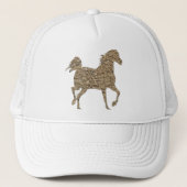 Trucker Hat – Western Cowboy Rodeo Baseball Cap  キャップ (正面)