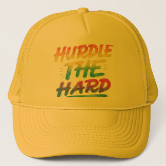 Trucker HatDynamic Capデザイン:「懸命にハードル」 キャップ