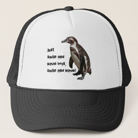 Trucker-Kappe Pinguin 01 キャップ (正面)