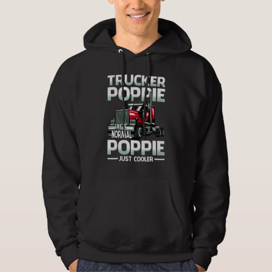 Trucker Poppie Like A Normal Poppie Just Cooler パーカ (正面)