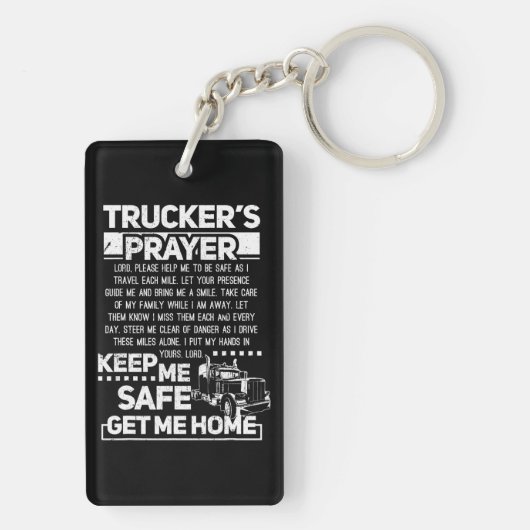 Trucker’s Prayer キーホルダー (裏面)