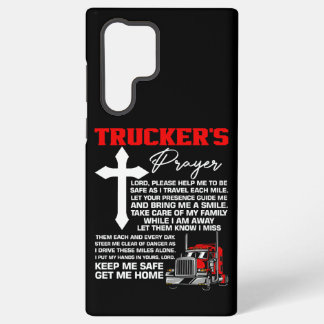 Trucker’s Prayer – Cross & Chrome Edition Samsung Galaxy S22 Ultraケース