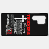 Trucker’s Prayer – Cross & Chrome Edition Samsung Galaxyケース (裏面横)