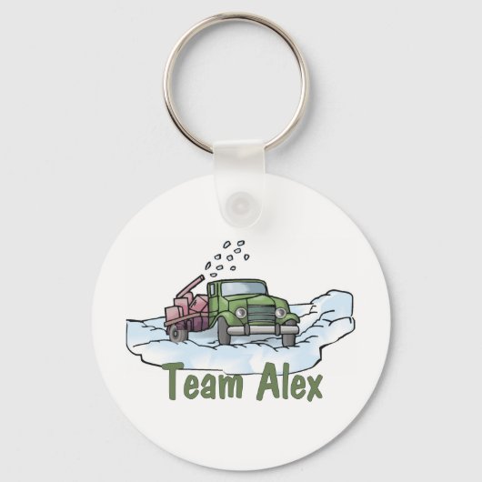 Trucker Tees and Gift Team Alex キーホルダー (正面)