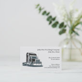 Trucker Trucking Business Card 名刺 (スタンド正面)