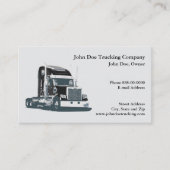 Trucker Trucking Business Card 名刺 (正面)