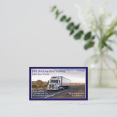 Trucker Trucking Business Card 名刺 (スタンド正面)